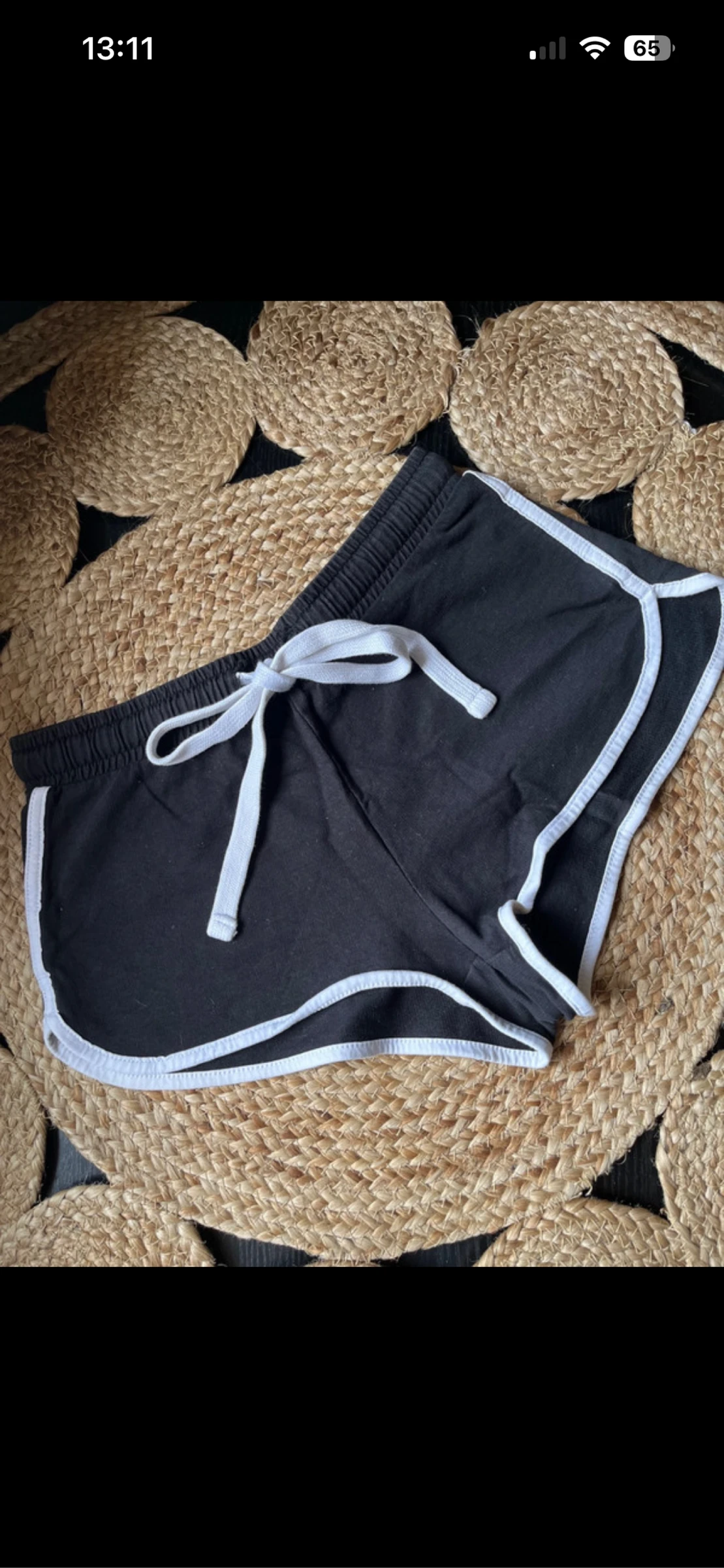 Magnifique Short style running noir et blanc Tally Weijl – Taille 32 (XXS)